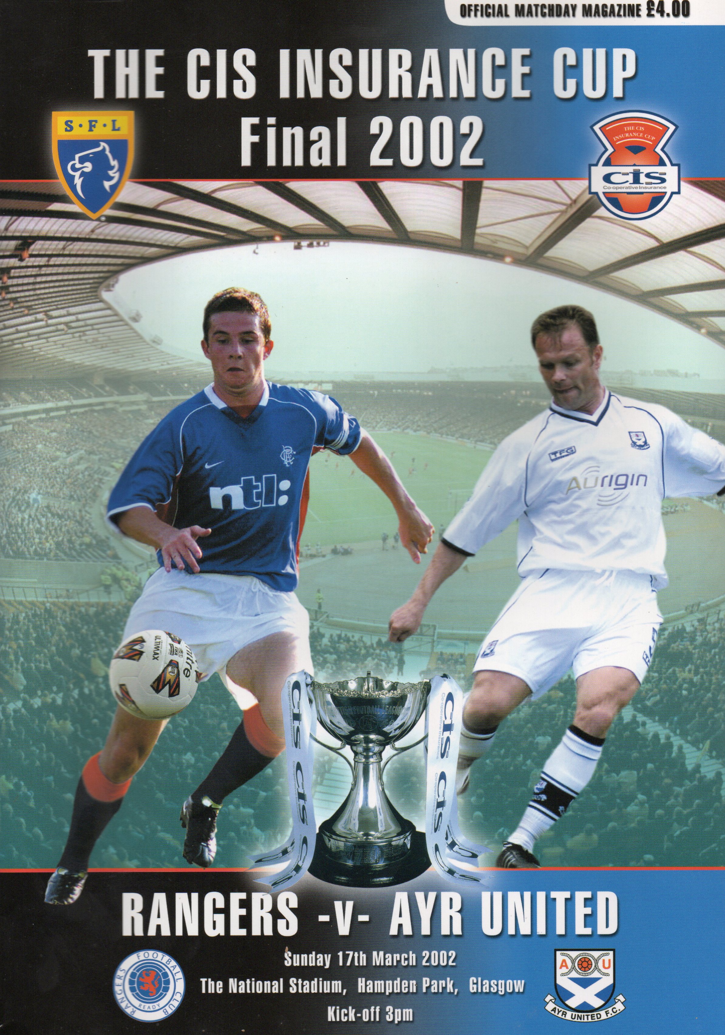 Rangers (n) SLC Final 17th Mar 02