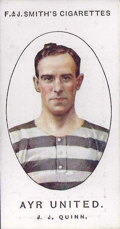 SMITHS-FOOTBALL CLUB RECORDS 1922 AYR UNITED - J. J. QUINN