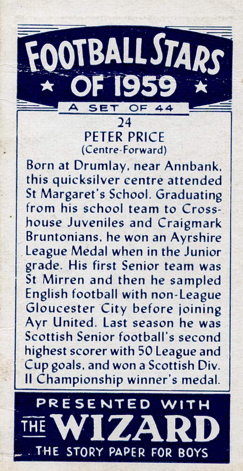 Peter Price Back