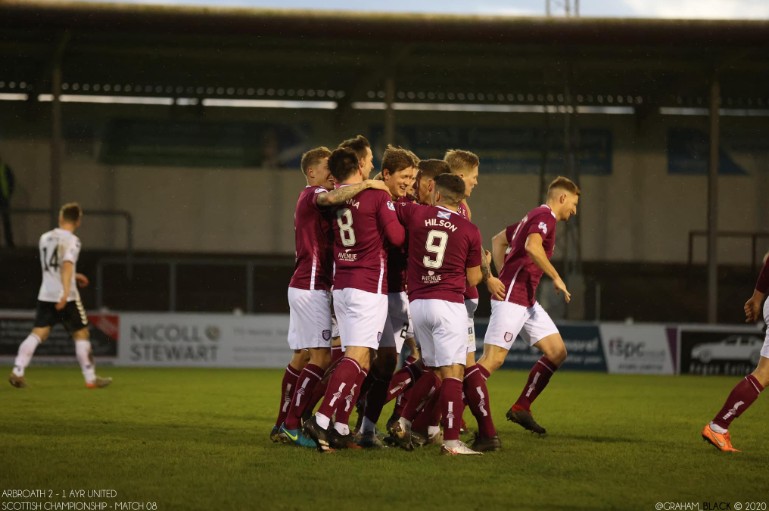 Arbroath 2 Ayr United 1 (League)