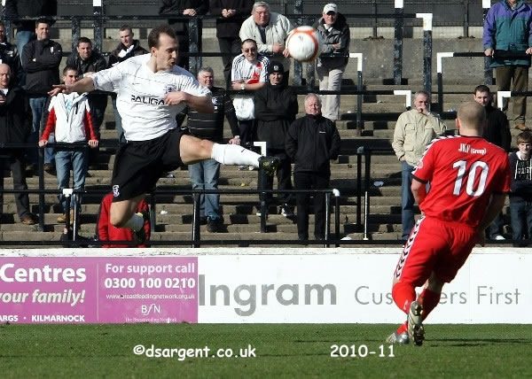 Ayr United 1 East Fife 1 (League)